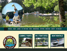 Tablet Screenshot of loonlakerv.com